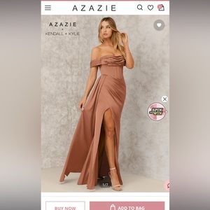 Azazie Bronzer Bridesmaid Dress